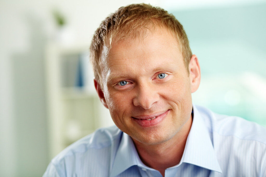 Smiling businessman